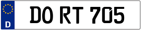 Truck License Plate